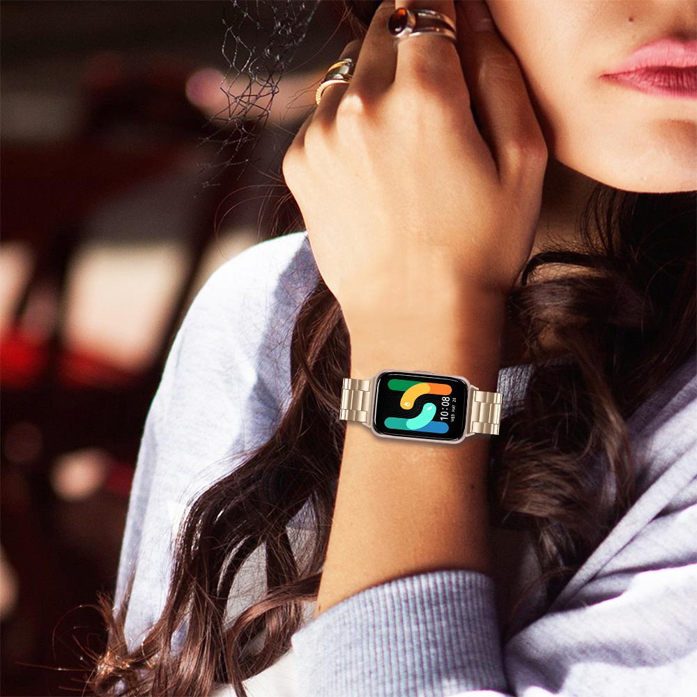 Pentru Samsung Galaxy Fit3 SM-R390 Brățară de mână cu 3 zale din oțel inoxidabil de schimb pentru ceas inteligent