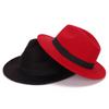 ZHENYUEQI Unisex Autumn/Winter Wide-Brim Felt Fedora Hat