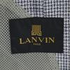 LANVIN 90s Old Check Pattern tailored jacket 46-54 Navy Ancon Men's Used