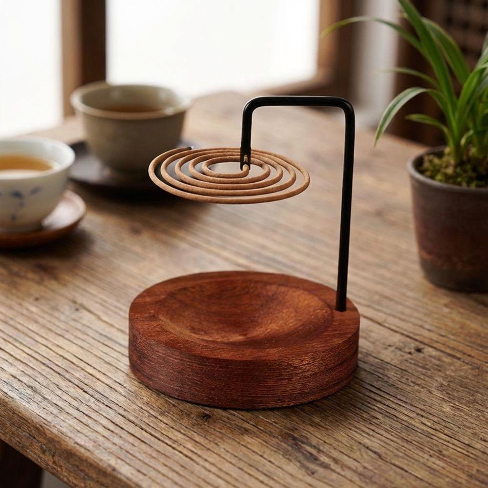 Wooden Incense Stick Stand Minimalist Incense Holder Removable Ash Collector Home Decoration