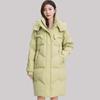 Luxury Mid-Length White Duck Down Jacket: Warm, Slimming, Lightweight, High-Quality Style