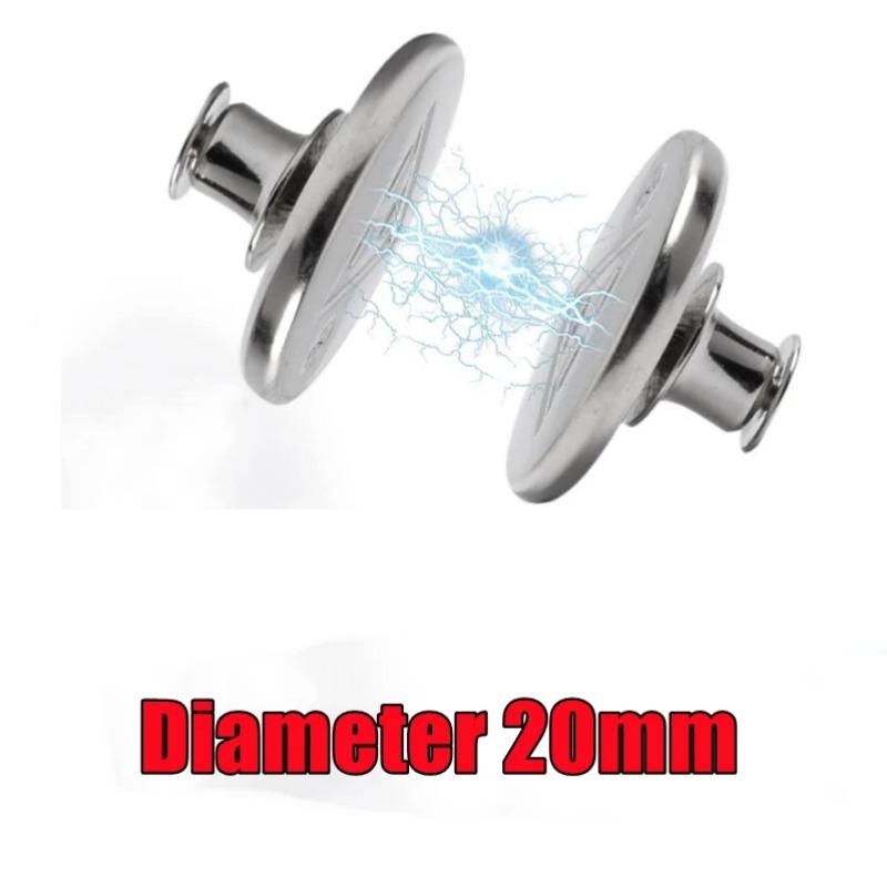 10-1Pair Curtain Magnetic Button Detachable Curtain Fix Fastener Clip Prevent Light Adjustment Window Screen Close Magnet Buckle