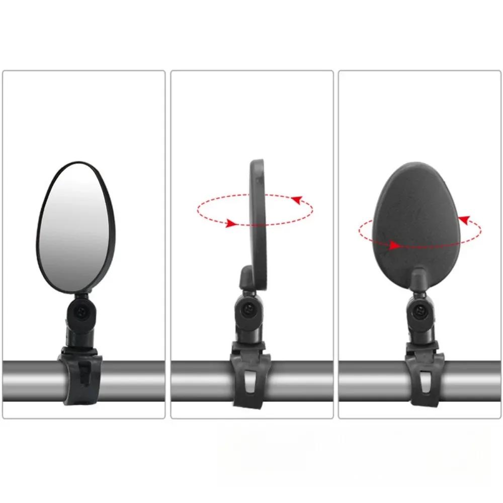 1Pc Universal Bike Rearview Mirror 360 Degree Adjustable Rear View Mirror Cycling Accessories Road Bicycle Handlebar Reflector