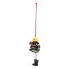 Xmas Firefighter Hanging Ornament Yellow Green Color Matching Resin Fireman Xmas Tree Car Decoration