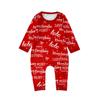 Family Matching Print Sets Pajamas Loungewear Outfits Family Matching Long Sleeve Tops+Pants Set