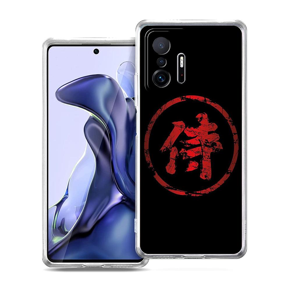 Japanese Bushido Samurai Phone Case For Xiaomi 14 13 12 Lite Mi 11 11X 13T 12T 11T For Poco X5 X4 X3 NFC F5 F4 M4 Pro 5G Cover