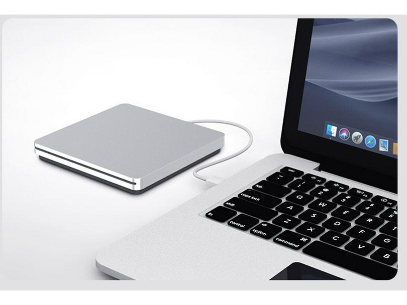 High-Speed USB-C/USB External Slot-in DVD Burner