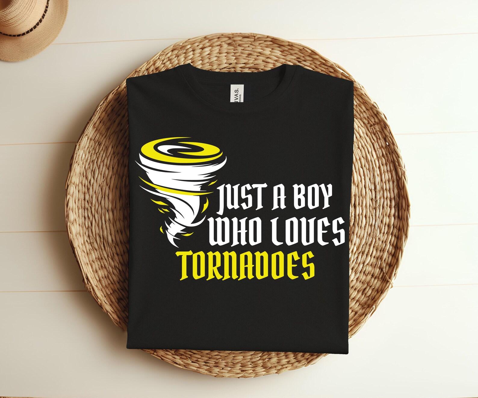 Just A Boy Who Loves Tornadoes Storm Twister Hurricane Weather T-Shirt, Tornado Chaser Lover, Gift For Meteorologist, Lover Birthday Shirt, 160