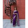 Premium Soft Faux Georgette Mirror Work Saree