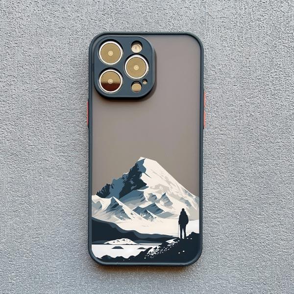 Fog Mountains Landscape Phone Case for iPhone 16 15 14 12 13 Mini 11 Pro Max X XS XR SE2 7 8 Plus Shockproof Back Cover Fundas