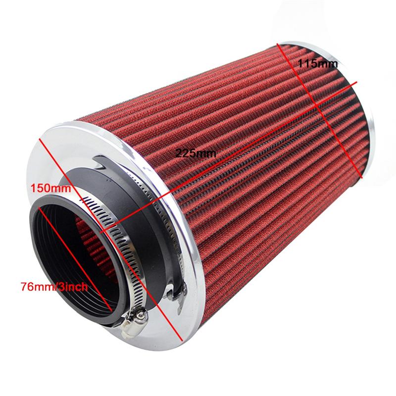 Car Air Intake Mushroom Head Universal Filter Air Filter Car Supplies-M53K