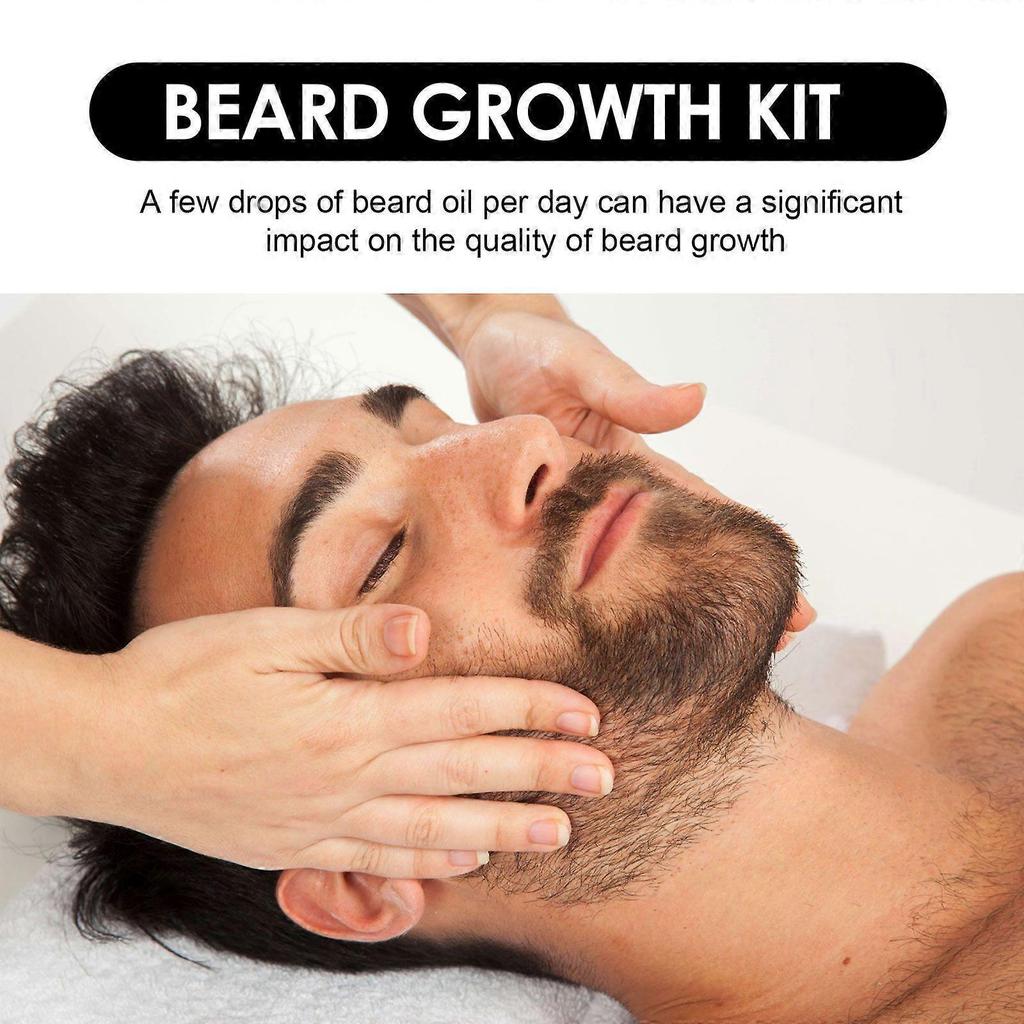 Limited time!!East Moon Beard Care Essence Set - Men's Facial Hair Care And Beard Nutrition