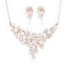 2022 New European and American Vintage Jewelry Necklace Set Women's Short Personality Fashion Spring and Summer with Court-style Pearls
