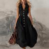 Mouweloze Maxi Jurk met Knopen voor Dames Zomerjurken voor Dames VK Dames Zomerjurken VK Dames Zomerjurken VK