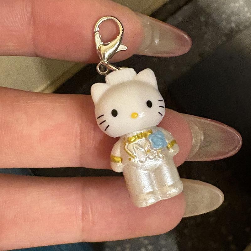 Cute Hello Kitty Keychains Cartoon Cat Keychain for Bags Couple Gifts for Lovers Anniversary Party Favors