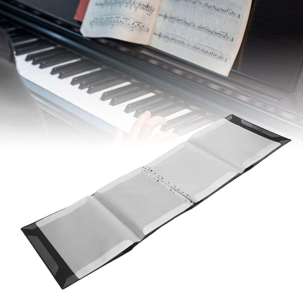 Music Folder, with 52 Pages   Multifunctional Waterproofing for Guitar, Erhu,  , Piano with Transparent Pockets, Stress-  Drawing and Annota
