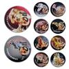 Moneda Conmemorativa Moneda de Dinosaurio Set Completo, Viene con Bolsa de Terciopelo, Insignia Metálica Colección Regalo Insignia Conmemorativa Regalo