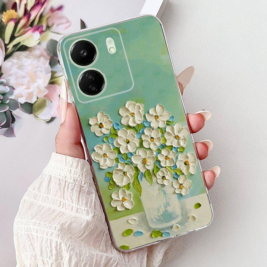 For Xiaomi Poco C65 Case Poco C75 Cover Fashion Butterfly Soft Silicone Capa Phone Back Cover For Xiomi Poco C65 C75 C 65 Bumper