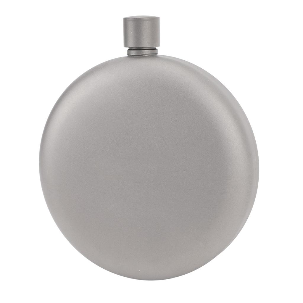 Hip Flask 170ml Stylish Look Leakage Proof Lightweight Portable Ti Flask Whiskey Alcohol Wine Bottle