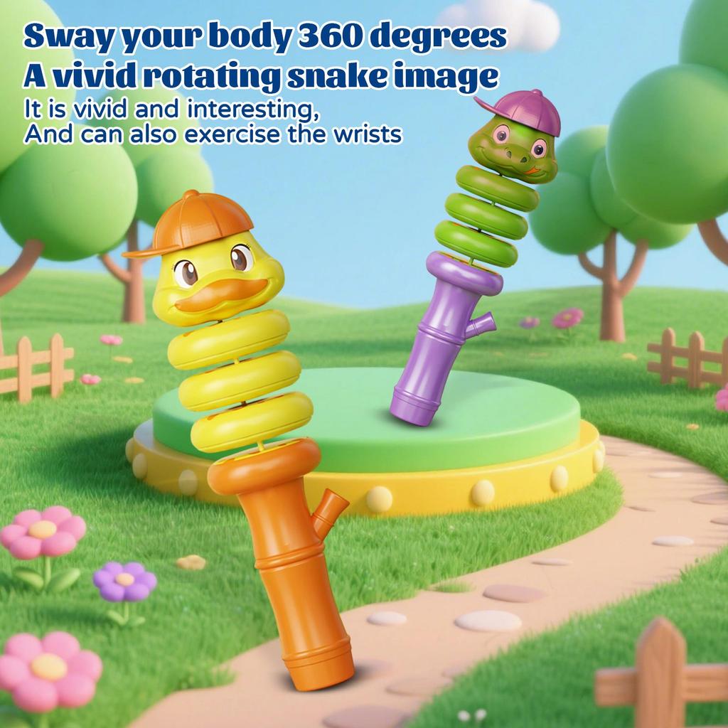Luminous Whistling Twisted Swinging , Cartoon Swinging  Luminous Whistling, Howling Twisted Luminous  Toy, Twisted  Luminous Whistling Toy,