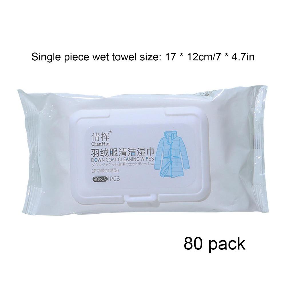 Down Coat Cleaning Care For Jackets Quickly Remove Stain Wet Wipes Clothes Cleaning Care Wash-free Cleaning Wipes Stain Removal