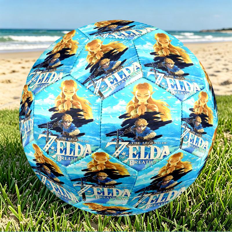Video Games Print Size 5 Soccer Ball, PU Wear Resistant Football for Match Training and Daily Practice, Birthday Gift for Soccer Fans