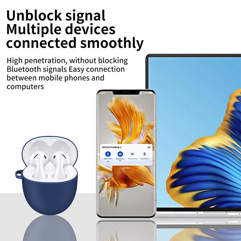 For Huawei Freebuds 5 Case Soft Silicone Cover for Huawei Freebuds5 Free Buds 5 Case Wireless Earphone Protetcive Funda Coque