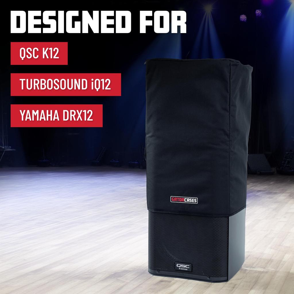 Gator Cases Gator Speaker GPA Speaker Cover Series Covers, 12" Compatible, Nylon, GPA-CVR12