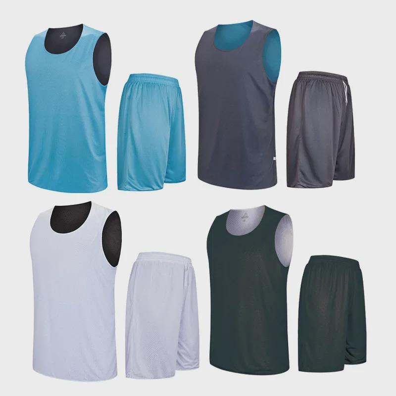 Unisex omkeerbare basketbaltruien: Comfortabel, los, kreukvrij, aanpasbaar.