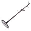 Assembled Wooden Coat Hat Stand Tree Jacket Cloth Vertical Hanger Rack 8 Hooks