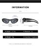 Alien Cat Eyes Cool Star Sunglasses Women's Fashion Street Photography Cyberpunk Futuristic Sunglasses 7758