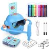 Robot Drawing Machine Rechargeable 1800mAh Battery Interactive Educational Drawing Machine for Kid Boys Girls Children Party