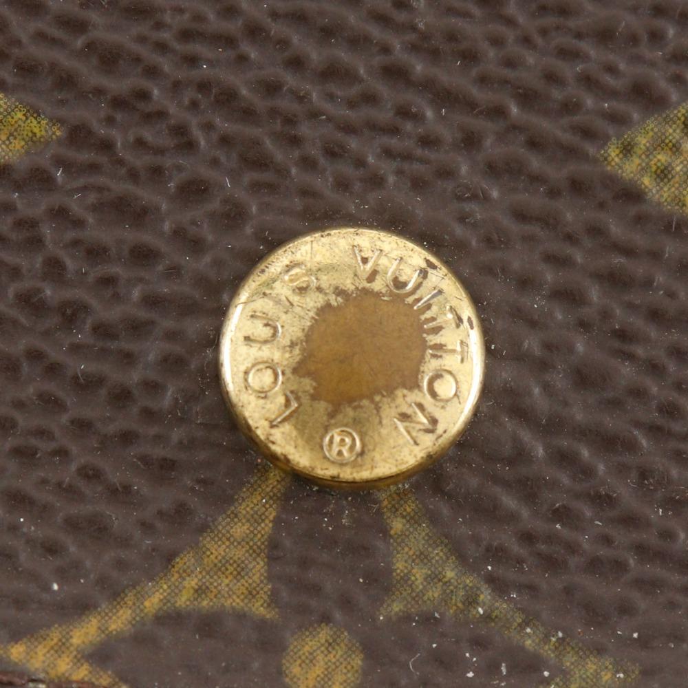 LOUIS VUITTON Porto Moneguse Coin Purse M61970 Brown Monogram canvas unisex Used