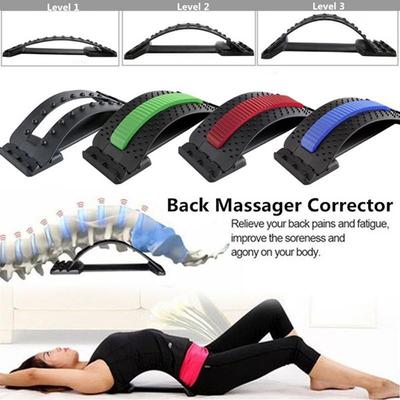 Multi-level Back Supporter Waist Lumbar Stretcher Neck Back Spine Massage Corrector Waist Pain