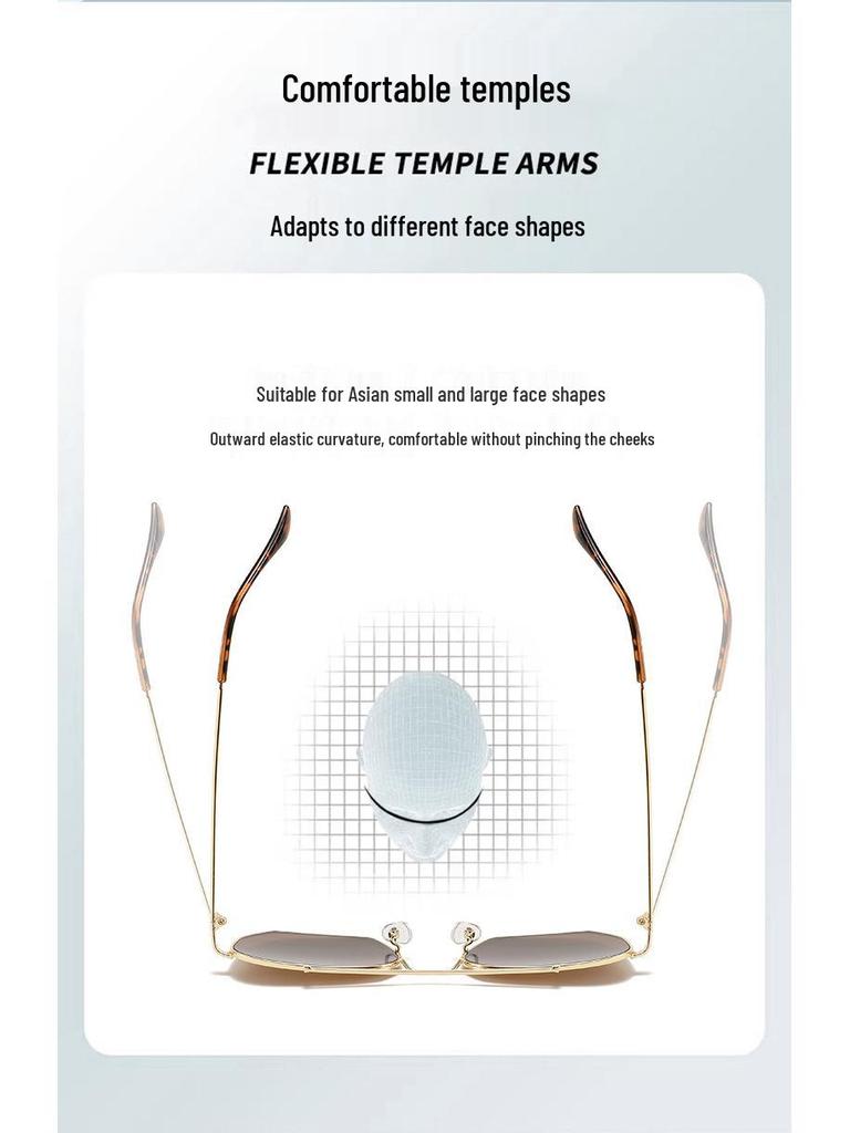 2026 Double Bridge Fashion Aviator Sunglasses - Men’s Street Style Sun Protection