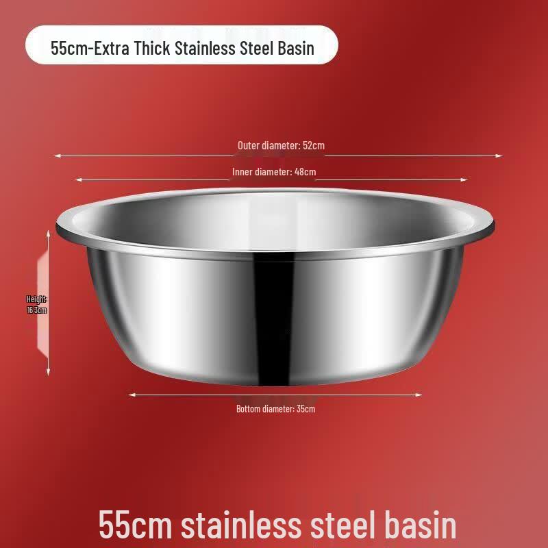 

Stainless Steel Round Mixing Bowl