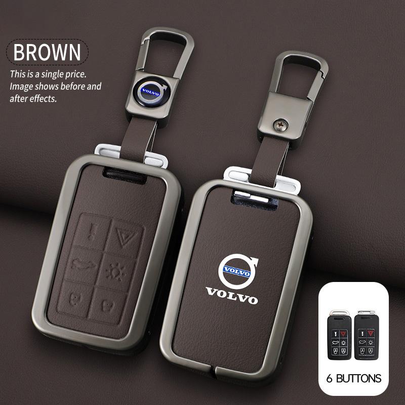Zine Stop Metalowa Osłona Brelok do Kluczy Samochodowych Pokrowiec Uchwyt Brelok do Volvo S60 S80 V60 XC60 XC70 S60L S80L V40 XC90 Akcesorium Pełna Ochrona