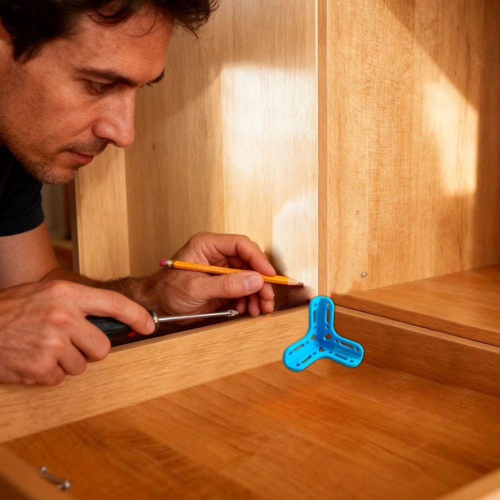 Durable PLA Corner Brace Brackets Heavy Duty Connector 3D Printed Corner Bracket DIY Project