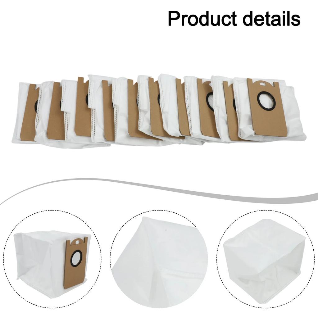For Conga 5500 Hurricane Station For Flex Vacuum Cleaner 4/10 Pcs Non-woven Fabrics Bags Vacuum Cleaner Accessories To Replace