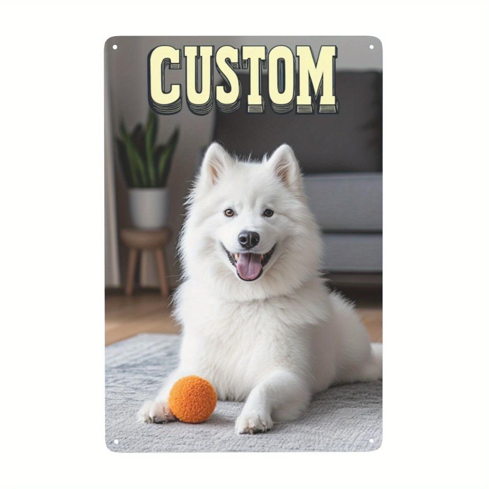 Custom Personalized Photo Metal Sign 8x12 Inch Text Wall Art Home Decor Gift