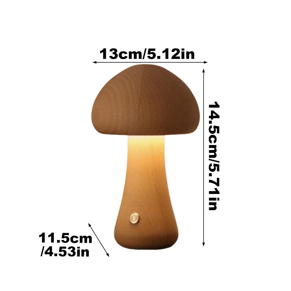 

Светодиодная лампа-гриб, перезаряжаемая, декор для дома, портативный ночник для прикроватной тумбочки, для спальни, гостиной, детской комнаты, общежития, письменного стола