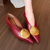 Pointed Toe Footwear Slip On Women Flats With Shoes Female Slides Fashion Shallow Ladies Flats Shoes New In 2025 Spring Summer