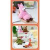 Creative funny egg-laying chicken plush bag pendant key ring doll pendant ugly cute doll plush mobile phone holder
