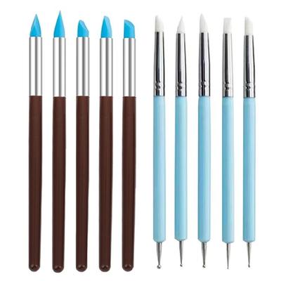 Silicone Clay Sculpting Tool Drawing Styling Dot Tool for Pottery Crafts DIY Crafts,Silicone Brushes,Sculpting Pottery