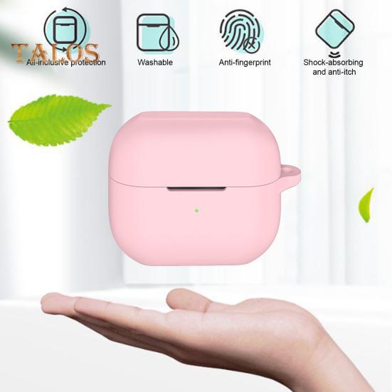 Jednobarevné ochranné pouzdro na sluchátka odolné proti nárazu odolné proti nárazu 360stupňová ochrana silikonové nabíjecí pouzdro pro SamsungGalaxy Buds 3/3pro