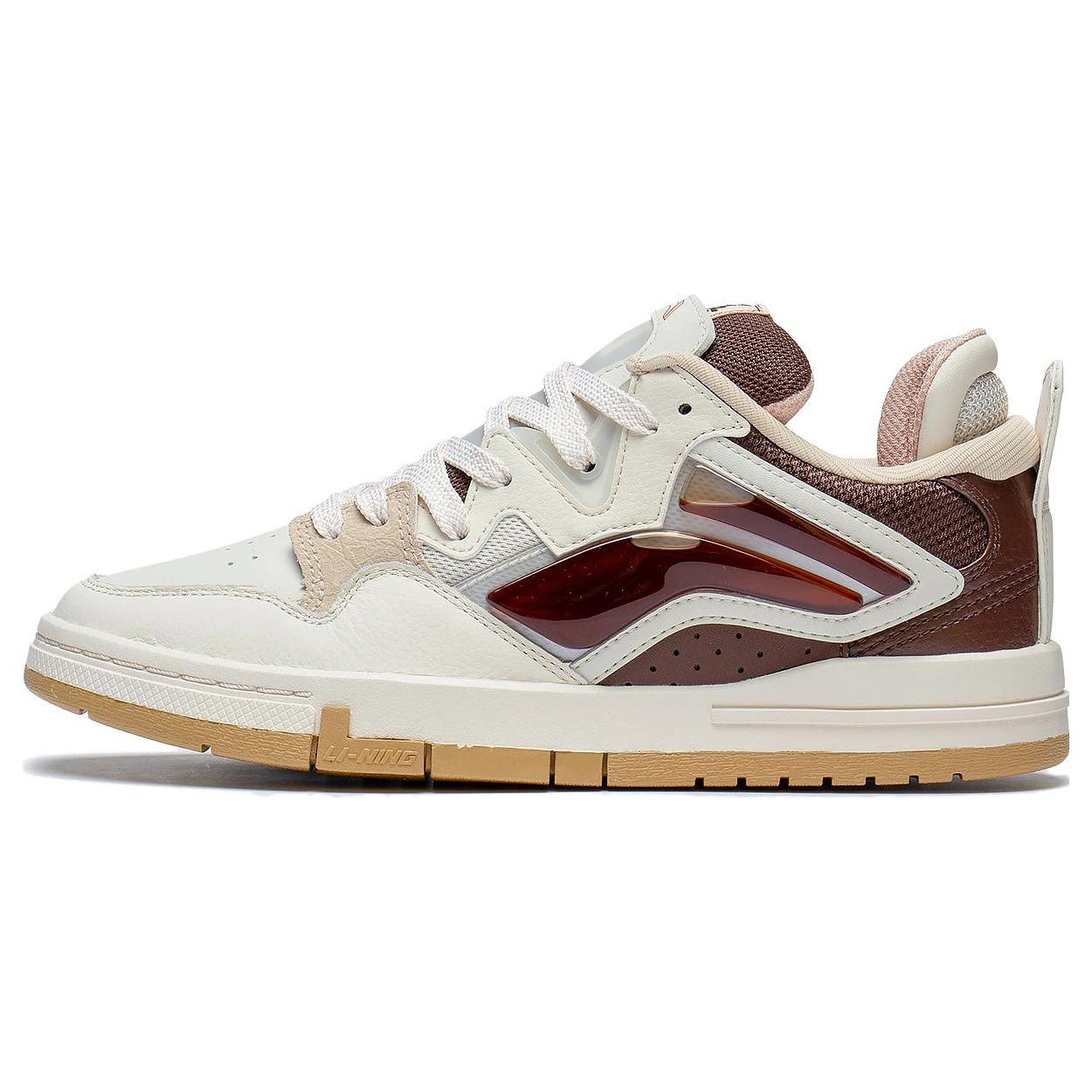 

Новые LiNing Wei Wu PRO Противоскользящие Износостойкие Низкие Кеды для Скейтборда Женские Белые Серые Умбра AECT010-2 35.5