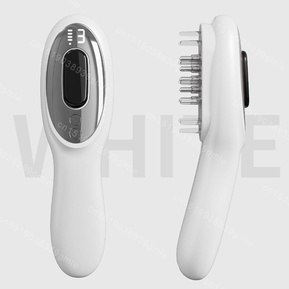 Scalp Massager Electric Head Massager Device Bred Light Therapy Vibration Hair Scalp Massage Comb Hair Comb Device Head Brush