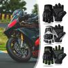 1 Pair Half Finger Motorcycle Gloves Anti-fall Anti-slip Cycling Gloves Wear-resistant Breathable Driving Gloves