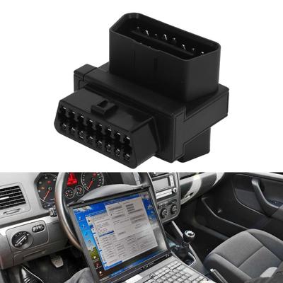 OBD kabelový adaptér OBD2 adaptér 16pinový samec na 2 samice Plug and Play rozbočovací konektor pro diagnostický prodlužovací kabel