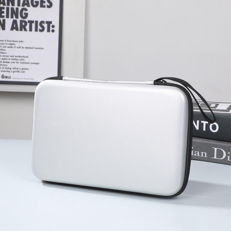 Durable Hard Shell Square Table Tennis Racket Bag - Portable Storage Solution